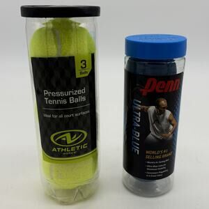 3 Penn Racquet 3 Athletic Tennis Balls Sporting Goods Racket Sports Court New